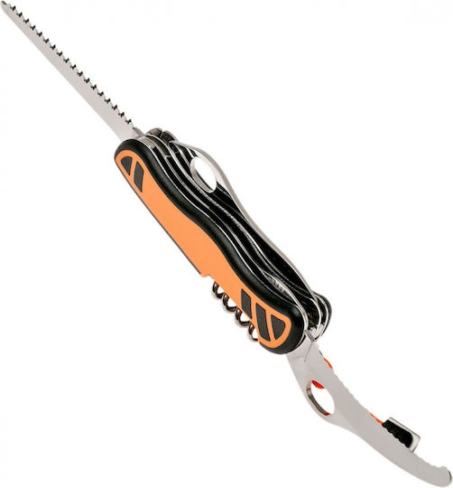 Victorinox Hunter Xt Grip Swiss Army Knife Keychain 6 Tools Orange