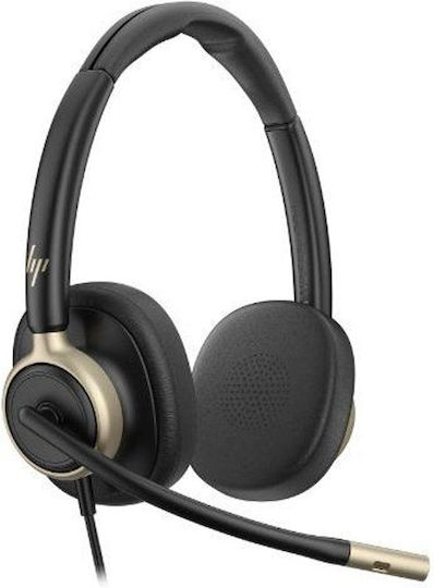 HP Poly Mission 820 On Ear Multimedia Ακουστικά με μικρόφωνο και σύνδεση USB-C