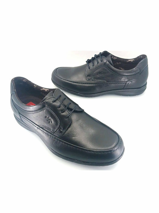 Leather Men's Casual Shoes Black