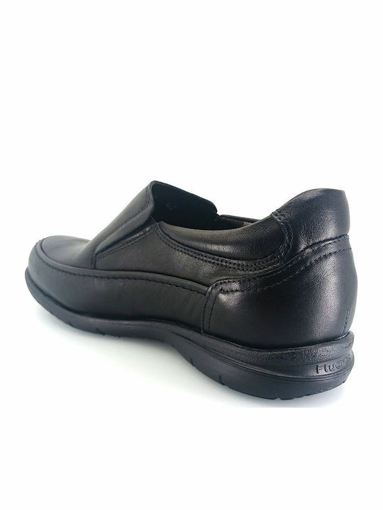 Leather Men's Casual Shoes Black