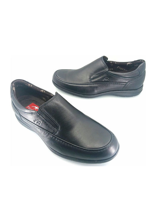 Leather Men's Casual Shoes Black