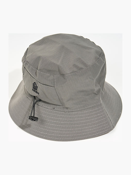 Admiral Υφασμάτινo Ανδρικό Καπέλο Στυλ Bucket Γκρι