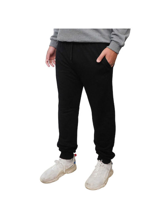 Sweatpants With Elastic Black