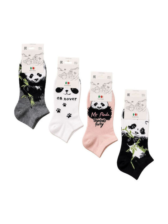 YTLI Women Socks Multicolour 4Pack