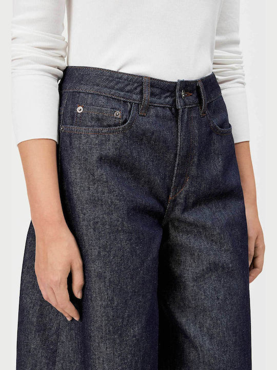 Damen Bermudas Jean Blau