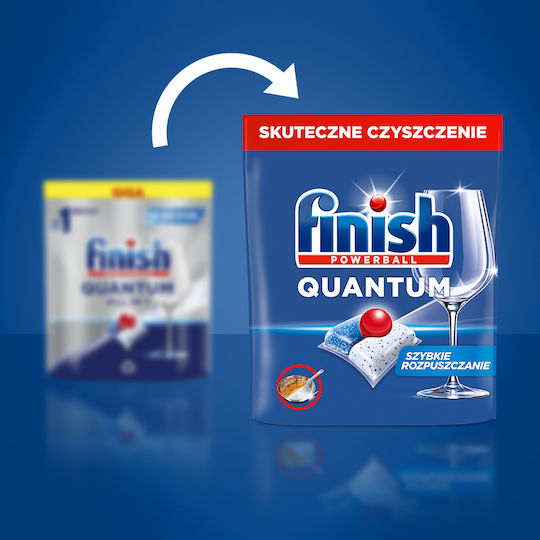 Finish Quantum Geschäftliche 111 Kapseln Geschirrspülmittel Umweltfreundlich