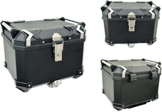 X-Land S Motorcycle Top Case Aluminum 45lt Black