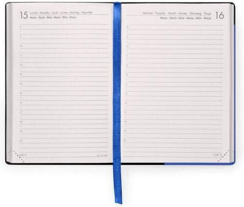Legami Milano Tägliche Tagesordnung 2027 Blau 9,5x13,5cm