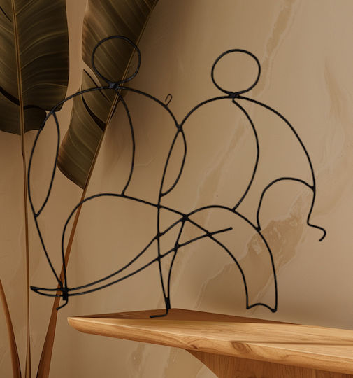 Decorative Wire Art Couple Dimensions 40*20 Metal Oxygen Lampshades