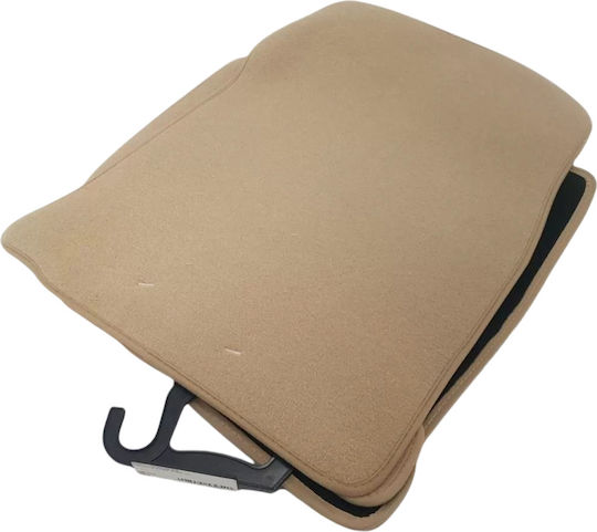 Petex Set Front and Back Car Mats 4 Pieces for Toyota Land Cruiser 2009 Beige