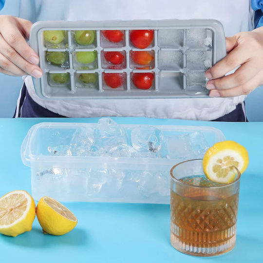 Eiswürfelformen und -tabletts Kunststoff 18 Schlitze 14KZN07