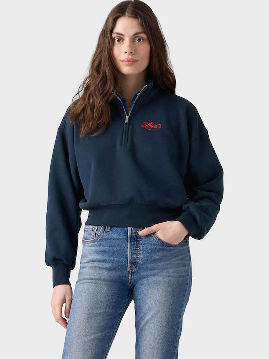 Graphic Vintage Sweatshirts & Hoodies für Damen Navy