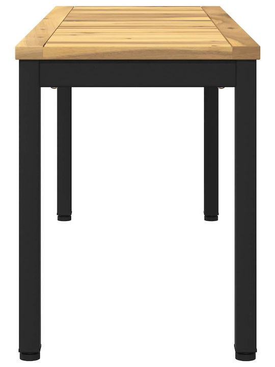 Solid Wooden Outdoor Bench 108.5x35x45cm