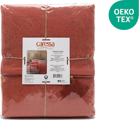 Caressa Υπέρδιπλη 240x160εκ. Peach