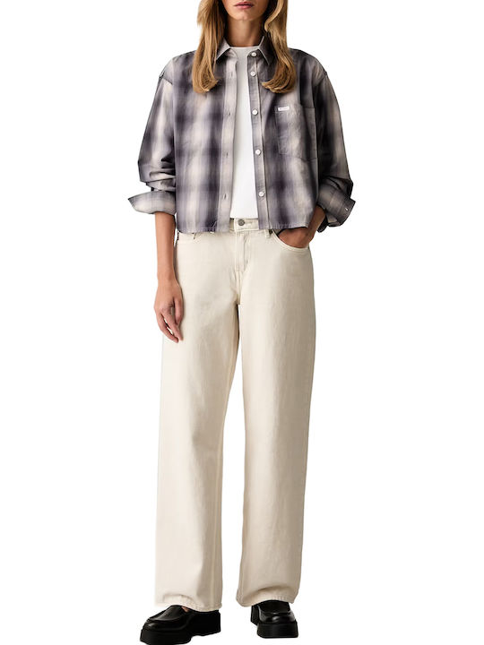 Γυναικείο Καρό L92b/santolina Grey Check Overshirt