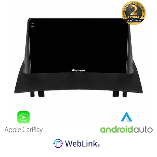 Pioneer Автомобилна Аудио Система За Renault 9 / Megane 2002 2008 Bluetooth USB WiFi GPS Apple CarPlay Android Auto