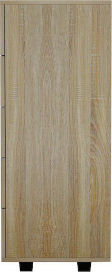 Chest of Drawers with 5 Drawers 80x40x100cm