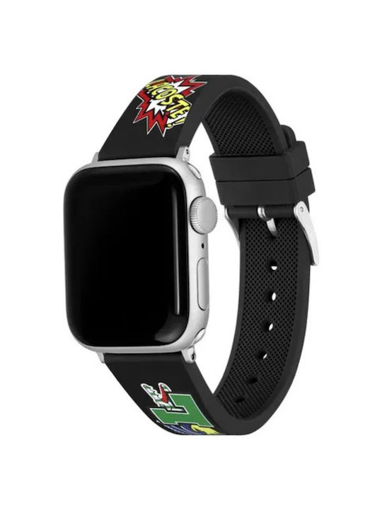 Lacoste Silikonarmband Schwarz für Apple Watch 38/40 mm