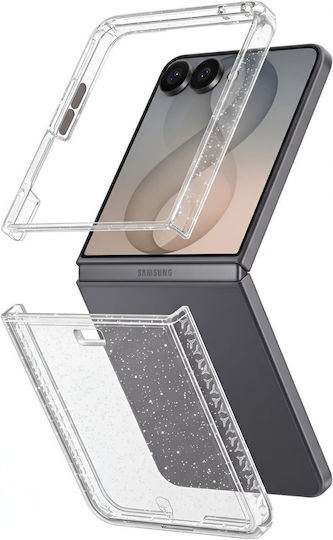 Force Case 360° Full Body Case Galaxy Z Flip 8 Glitter Drop-proof 2m Transparent