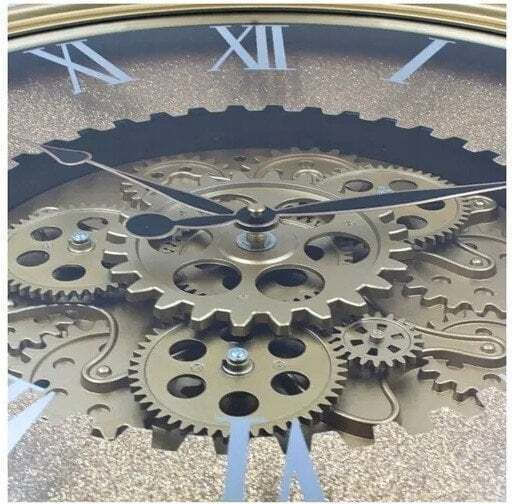 Koopman Antike Goldene Wanduhr