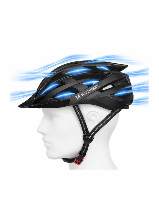 Wozinsky Cască De Bicicletă De Munte Neagră