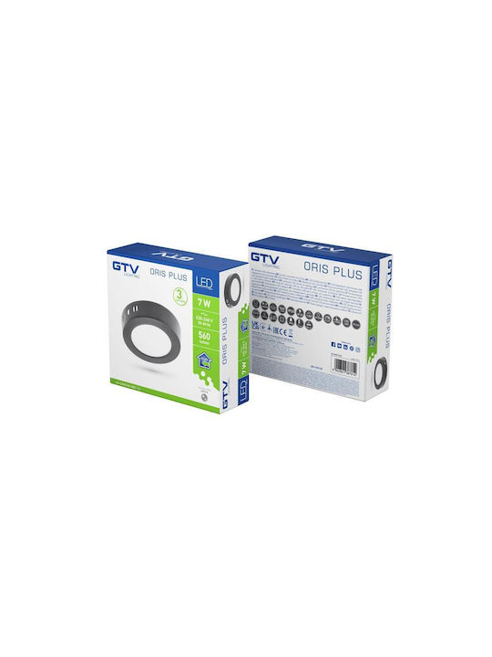 Corp de iluminat LED de perete Oris 7W IP20 4000K Negru Corp de iluminat LED de perete Oris 7W IP20 4000K Negru