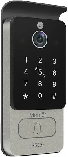 Smart Video Interfon Mentor Svk4102b 4 Fire Wi-Fi Card Pin Tuya App 10 Inch Ips Dvr Fhd 2mp Ip66 Negru