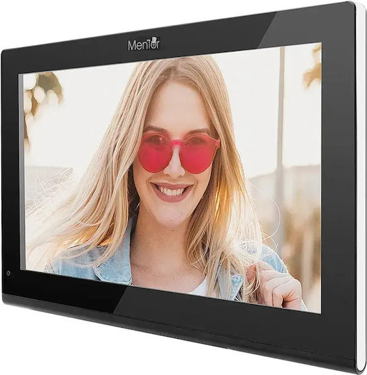 Smart Video Interfon Mentor Svk4102b 4 Fire Wi-Fi Card Pin Tuya App 10 Inch Ips Dvr Fhd 2mp Ip66 Negru