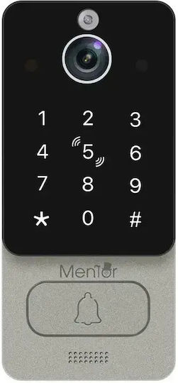 Interfon Video Inteligent Mentor Svk472w 4 Fire WiFi Card Pin Aplicația Tuya 7 Inch Ips Dvr Fhd 2mp Ip66 Alb