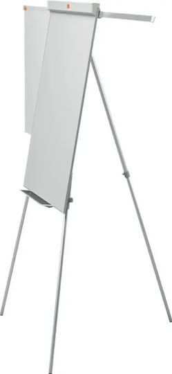 Nobo Impression Pro Flipchart Oțel Lăcuit Brațe Extensibile Trepied Magnetic Tavă Albă Pentru Markere
