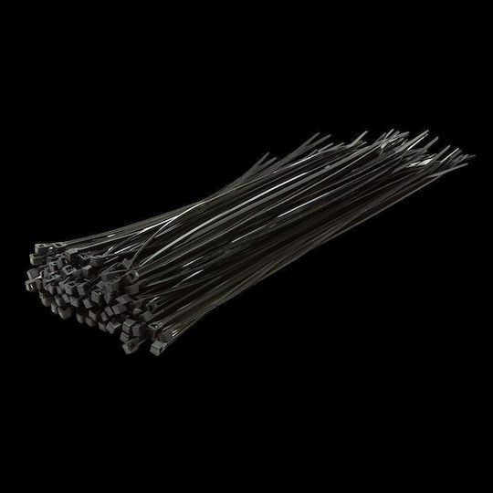 LogiLink Plastic Cable Ties In Black Colour 100 Pieces