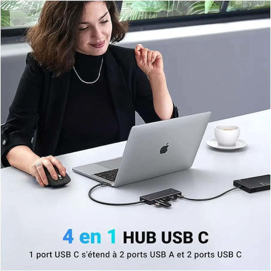 Ugreen Hub 4 Ports USB 3.2 with USB-C Connection