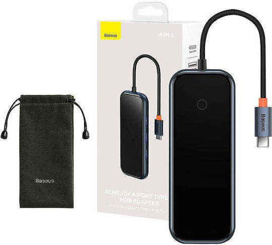 Baseus Acmejoy USB Hub 4 USB 3.0 Ports with USB-A USB-C Connection