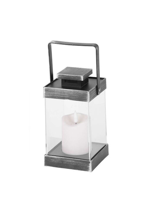 Strend Pro Lanternă Retro Led Patină Gri 3xAAA Plastic 10x18.5 Cm