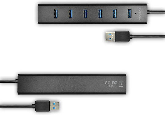 Axagon USB-Hub 7 Anschlüsse USB 3.0 mit USB-A Anschluss
