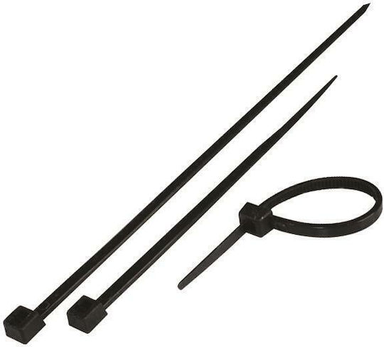 Eurolamp Eurolamp Plastic Cable Ties 350mm x 4.8mm in Black Colour (100 pcs) 147-54115