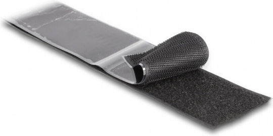 Delock Hook-and-Loop Roll 15m x 50mm Heavy-Duty Black Delock 20860