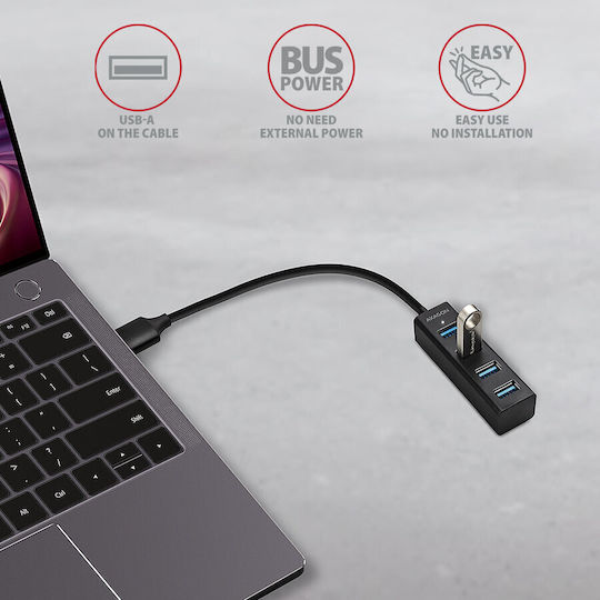 Axagon Hub 4 Θυρών USB 3.2 με σύνδεση USB-A