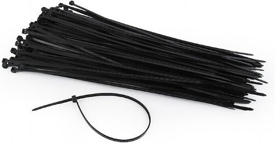 Cablexpert Πλαστικά Δεματικά Καλωδίων 250mmx3.6mm σε Μαύρο χρώμα (100τμχ) NYTFR-250X3.6