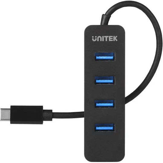 Unitek Hub 4 Θυρών USB 3.0 με σύνδεση USB-C
