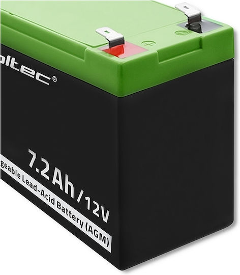 Qoltec UPS Battery with Capacity 7.2Ah and Voltage 12V 53062 1pcs