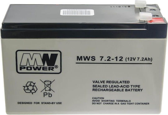 Megabat MB 7.2-12 Baterie UPS cu Capacitate 7.2Ah și Tensiune 12V 1buc