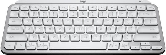 Logitech MX Mechanical Mini Безжично Само клавиатура Английски US Pale Gray