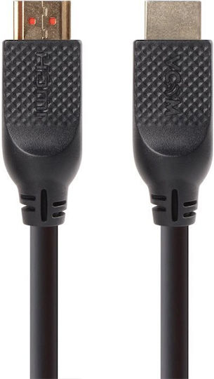 Vcom Cg517 HDMI Male To HDMI Male Cable Length 1.8m HDMI Version 2.0 Black 4K 2160p @ 60fps 3840x2160