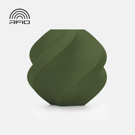 Bambu Lab PLA 3D Принтер Филамент 1.75mm Зелен 1kg 1бр (Пълнител)