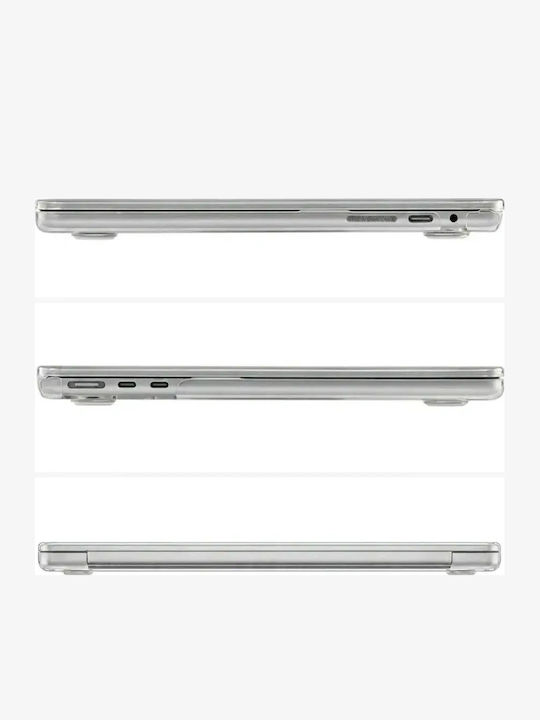 Tech-Protect Macbook Geantă pentru Laptop în Culoare Transparentă