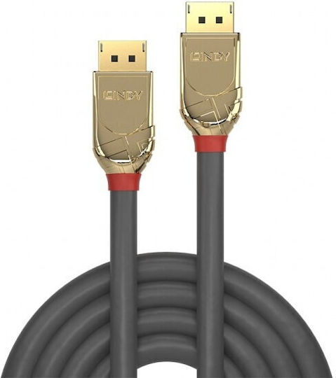Lindy Cable DisplayPort male - DisplayPort male 0.5m Μαύρο (36290)