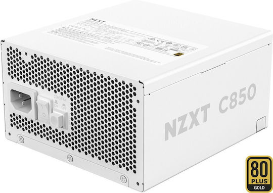 NZXT C850 Gold ATX 3.1 850W Λευκό Τροφοδοτικό Υπολογιστή Full Modular 80 Plus Gold