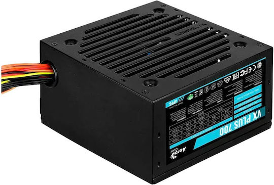 Aerocool VX PLUS Stealth 70 700W Черен Компютърно захранване Пълен кабел