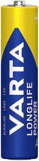 Varta Longlife Power Alkaline Batteries AAA 1.5V 6pcs